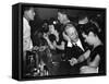 Typical Small Town Bar Scene During a Benevolent and Protective Order of Elks Party-George Strock-Framed Stretched Canvas