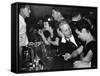 Typical Small Town Bar Scene During a Benevolent and Protective Order of Elks Party-George Strock-Framed Stretched Canvas