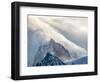Typical storm clouds over the mountains of the Allardyce Range.-Martin Zwick-Framed Photographic Print