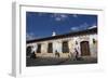 Typical street, Antigua, UNESCO World Heritage Site, Guatemala, Central America-Peter Groenendijk-Framed Photographic Print