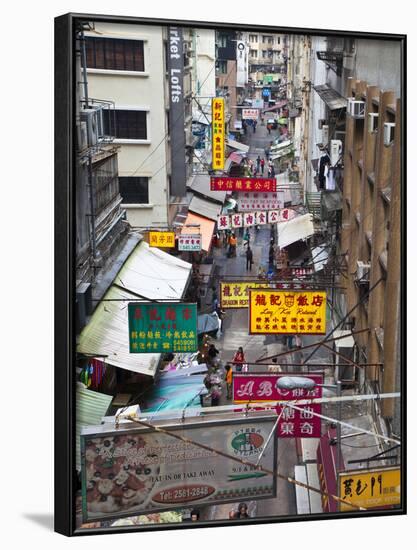 Typical Street, Hong Kong, China-Julie Eggers-Framed Photographic Print