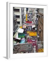 Typical Street, Hong Kong, China-Julie Eggers-Framed Photographic Print