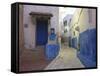 Typical Street in Old Town, Rabat, Morocco, North Africa, Africa-Vincenzo Lombardo-Framed Stretched Canvas