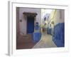 Typical Street in Old Town, Rabat, Morocco, North Africa, Africa-Vincenzo Lombardo-Framed Photographic Print