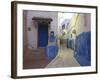 Typical Street in Old Town, Rabat, Morocco, North Africa, Africa-Vincenzo Lombardo-Framed Photographic Print