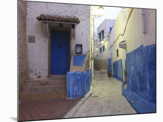 Typical Street in Old Town, Rabat, Morocco, North Africa, Africa-Vincenzo Lombardo-Mounted Photographic Print