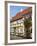 Typical Street of Pastel Houses, Aeroskobing, Aero, Denmark, Scandinavia, Europe-Ken Gillham-Framed Photographic Print