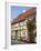 Typical Street of Pastel Houses, Aeroskobing, Aero, Denmark, Scandinavia, Europe-Ken Gillham-Framed Photographic Print