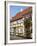 Typical Street of Pastel Houses, Aeroskobing, Aero, Denmark, Scandinavia, Europe-Ken Gillham-Framed Photographic Print