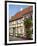 Typical Street of Pastel Houses, Aeroskobing, Aero, Denmark, Scandinavia, Europe-Ken Gillham-Framed Photographic Print