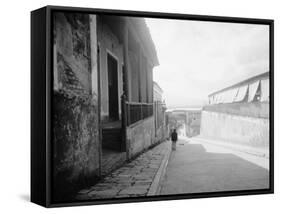 Typical Street, Santiago De Cuba-null-Framed Stretched Canvas