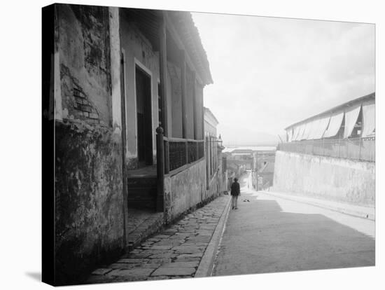 Typical Street, Santiago De Cuba-null-Stretched Canvas