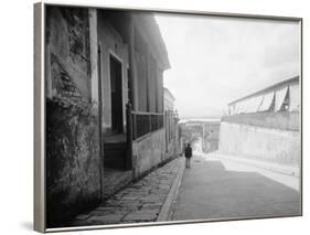 Typical Street, Santiago De Cuba-null-Framed Photo