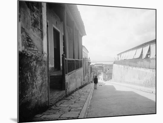 Typical Street, Santiago De Cuba-null-Mounted Photo