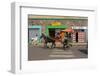 Typical Street Scene, Gonder, Gonder Region, Ethiopia, Africa-Gavin Hellier-Framed Premium Photographic Print