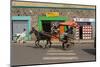 Typical Street Scene, Gonder, Gonder Region, Ethiopia, Africa-Gavin Hellier-Mounted Premium Photographic Print