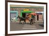 Typical Street Scene, Gonder, Gonder Region, Ethiopia, Africa-Gavin Hellier-Framed Photographic Print