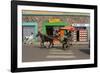 Typical Street Scene, Gonder, Gonder Region, Ethiopia, Africa-Gavin Hellier-Framed Photographic Print