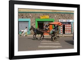 Typical Street Scene, Gonder, Gonder Region, Ethiopia, Africa-Gavin Hellier-Framed Photographic Print