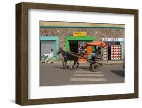 Typical Street Scene, Gonder, Gonder Region, Ethiopia, Africa-Gavin Hellier-Framed Photographic Print