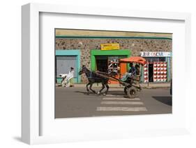 Typical Street Scene, Gonder, Gonder Region, Ethiopia, Africa-Gavin Hellier-Framed Photographic Print