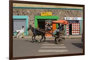 Typical Street Scene, Gonder, Gonder Region, Ethiopia, Africa-Gavin Hellier-Framed Photographic Print