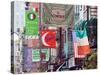 Typical Street Scene in Little Italy, Manhattan, New York, USA-Gavin Hellier-Stretched Canvas