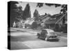 Typical Street Scene-Peter Stackpole-Stretched Canvas