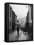 Typical Street Scene-null-Framed Stretched Canvas