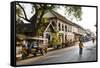 Typical Street Sscene, Luang Prabang, Laos, Indochina, Southeast Asia, Asia-Jordan Banks-Framed Stretched Canvas