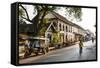 Typical Street Sscene, Luang Prabang, Laos, Indochina, Southeast Asia, Asia-Jordan Banks-Framed Stretched Canvas