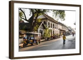 Typical Street Sscene, Luang Prabang, Laos, Indochina, Southeast Asia, Asia-Jordan Banks-Framed Photographic Print