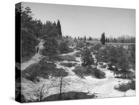 Typical Terrain on Pine Valley Golf Course, Where Masters Golf Tournament Is Being Held-null-Stretched Canvas