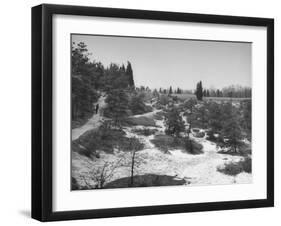 Typical Terrain on Pine Valley Golf Course, Where Masters Golf Tournament Is Being Held-null-Framed Photographic Print