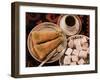 Typical Turkish Desserts - Baklava, Loukoumi (Turkish Delight), and Turkish Coffee, Turkey, Eurasia-Michael Short-Framed Photographic Print