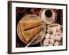 Typical Turkish Desserts - Baklava, Loukoumi (Turkish Delight), and Turkish Coffee, Turkey, Eurasia-Michael Short-Framed Photographic Print