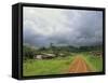 Typical Village in Western Cameroon, Africa-Julia Bayne-Framed Stretched Canvas