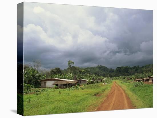 Typical Village in Western Cameroon, Africa-Julia Bayne-Stretched Canvas