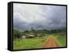 Typical Village in Western Cameroon, Africa-Julia Bayne-Framed Stretched Canvas