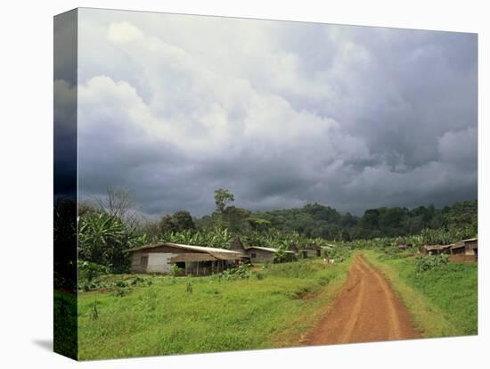 Typical Village in Western Cameroon, Africa-Julia Bayne-Stretched Canvas