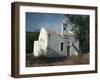 Typical Whitewashed Church Near Kritsa, Crete, Greek Islands, Greece, Europe-Short Michael-Framed Photographic Print