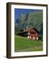 Typical Wooden Chalet with Colourful Shutters, Grindelwald, Bern, Switzerland, Europe-Tomlinson Ruth-Framed Photographic Print