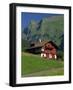 Typical Wooden Chalet with Colourful Shutters, Grindelwald, Bern, Switzerland, Europe-Tomlinson Ruth-Framed Photographic Print