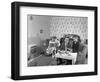 Typical Working Class Living Room Scene with Family, 11 July 1962-Michael Walters-Framed Photographic Print