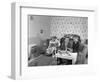 Typical Working Class Living Room Scene with Family, 11 July 1962-Michael Walters-Framed Photographic Print