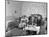 Typical Working Class Living Room Scene with Family, 11 July 1962-Michael Walters-Mounted Photographic Print