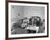 Typical Working Class Living Room Scene with Family, 11 July 1962-Michael Walters-Framed Photographic Print