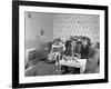 Typical Working Class Living Room Scene with Family, 11 July 1962-Michael Walters-Framed Photographic Print