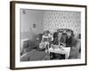 Typical Working Class Living Room Scene with Family, 11 July 1962-Michael Walters-Framed Photographic Print