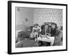 Typical Working Class Living Room Scene with Family, 11 July 1962-Michael Walters-Framed Photographic Print